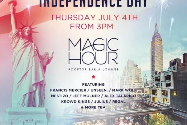 July 4th At Magic Hour Rooftop