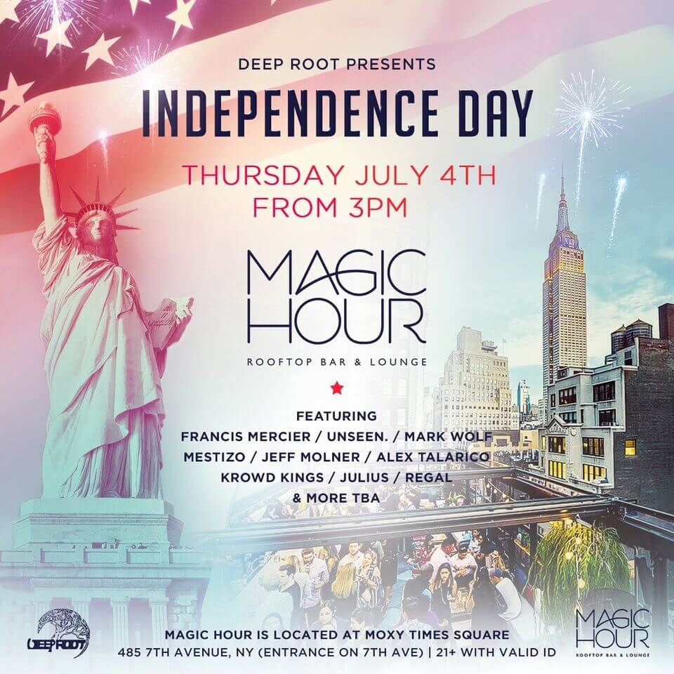 July 4th At Magic Hour Rooftop