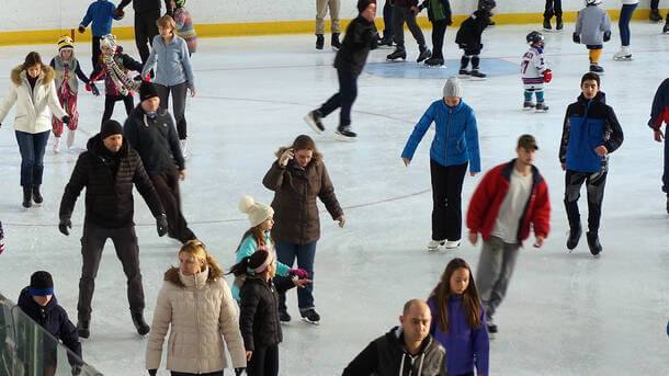 Under $10 Ice Skating At Aviator Sports And Events