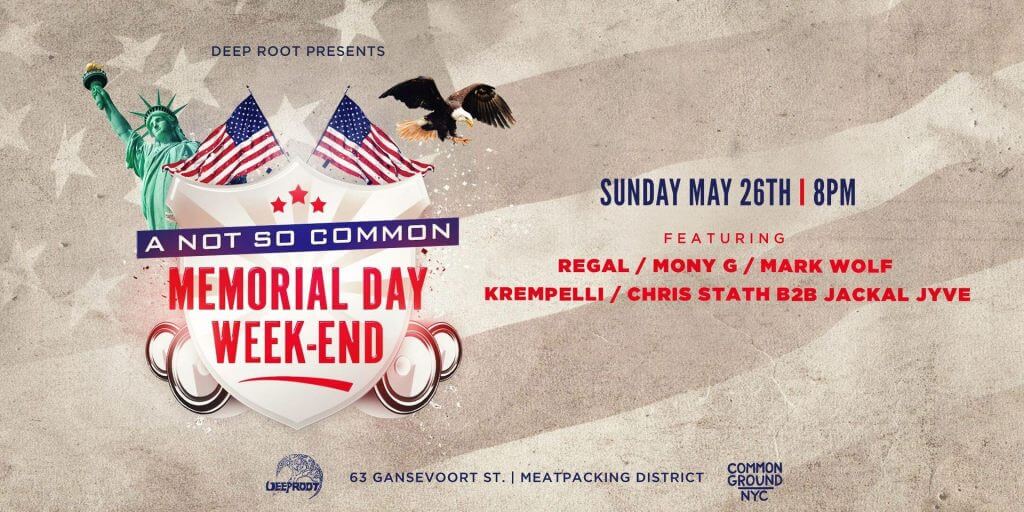 Free Rsvp Memorial Day Weekend Party At Common Ground