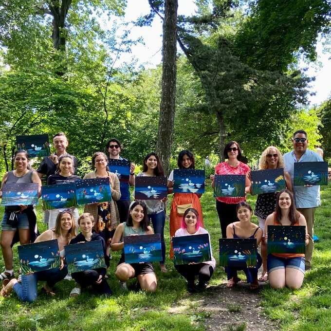 Painting Party In The Park