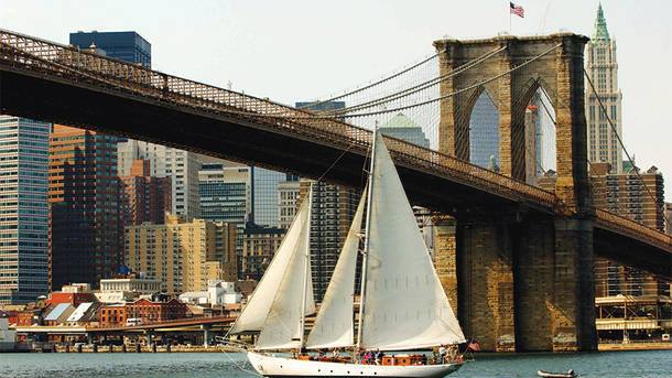 Daytime Statue Sail Aboard The Shearwater Classic Schooner