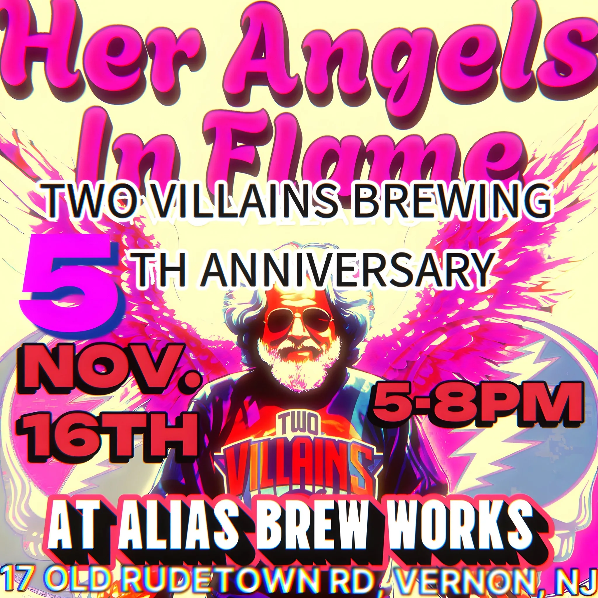 Two Villains Brewing 5th Anniversary Grateful Dead Night Feat. Her