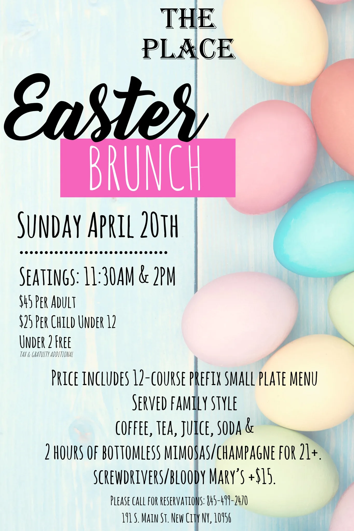 Easter Brunch At The Place