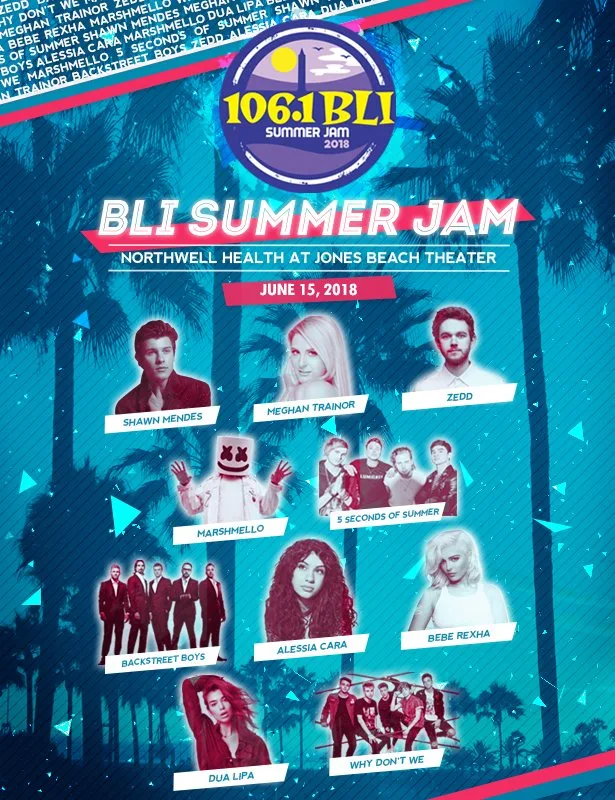 Wbli Summer Jam Backstreet Boys, Shawn Mendes, Meghan Trainor