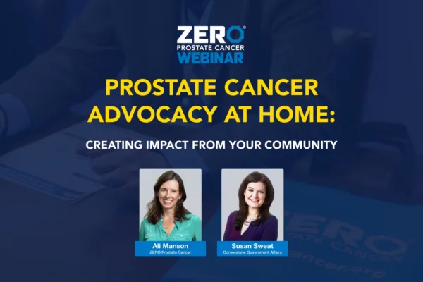 Prostate Cancer At Home: Creating Impact From Your Community