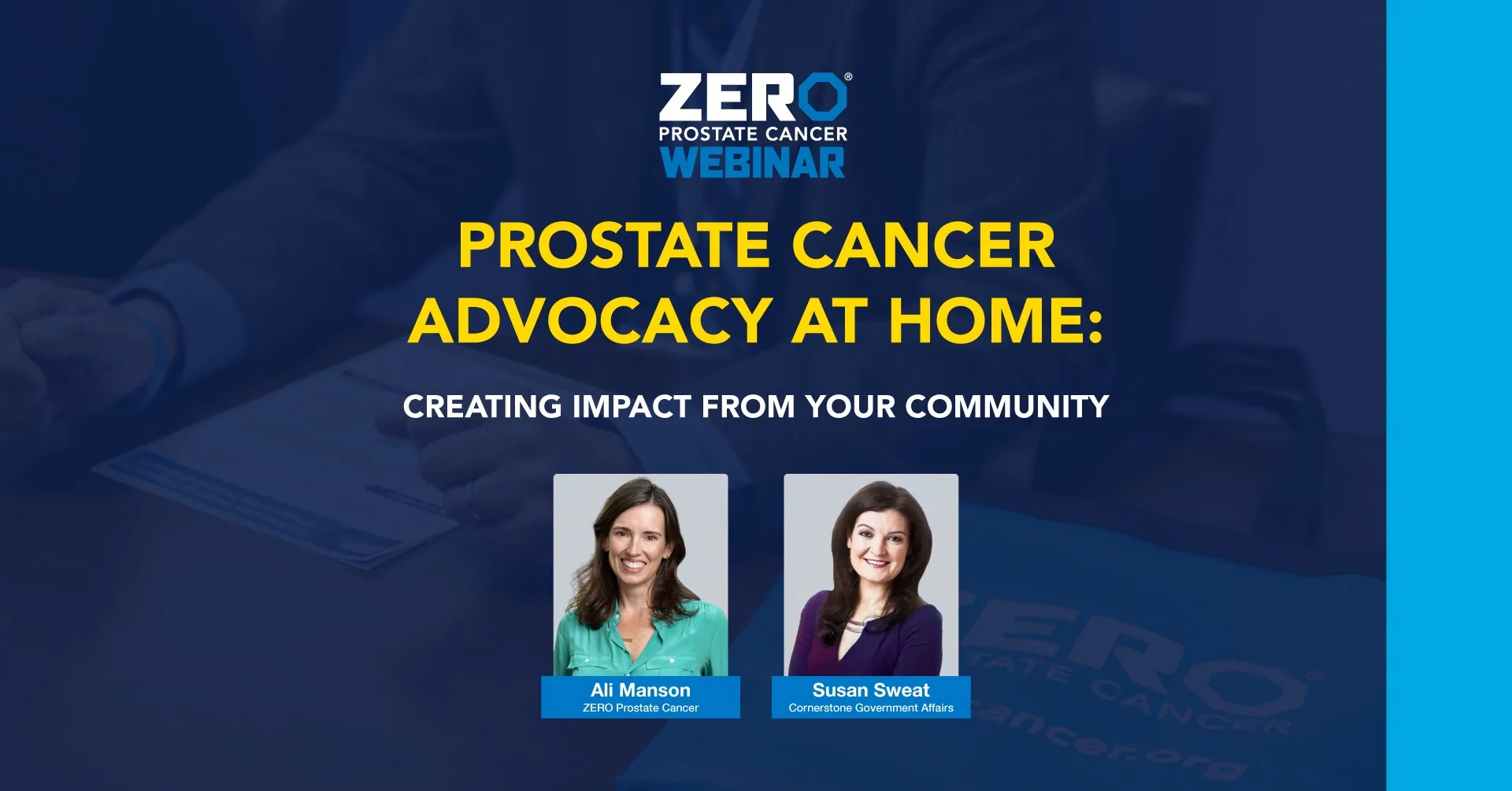 Prostate Cancer At Home: Creating Impact From Your Community